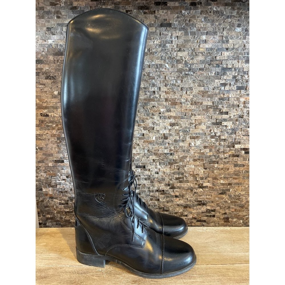 Ariat 55101 Heritage Equestrian Leather Riding Boots Regular Calf. Size 8.